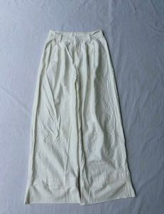 Non see through white pants