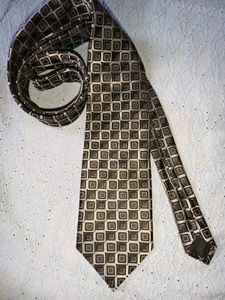 Men's Geometric Patterned Tie