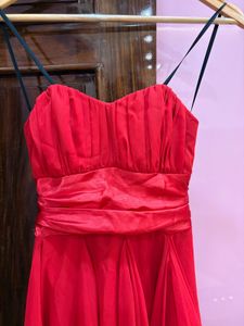 Stunning Red Strapless Dress