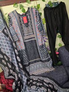 Printed Kurta Set with Dupatta L and xxl