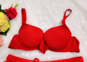 Chic Red Bikini Set