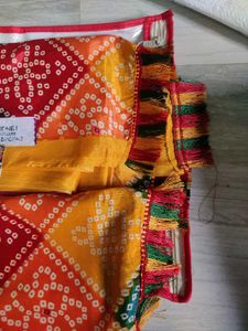 Beautiful Bandhani print saree