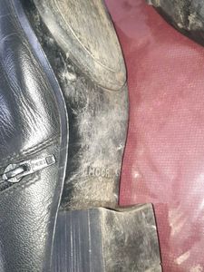 Chic Black Leather Ankle Boots