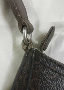 Vintage GUESS Monogram Baguette Shoulder Bag