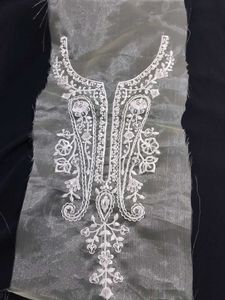 Embroidered Neckline Applique