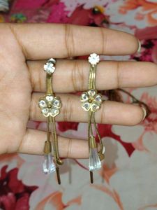 Gold Plated Pendant Chains and earrings