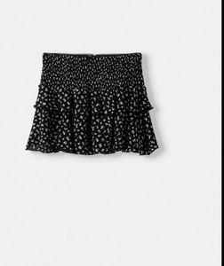 Bershka Ruffle Mini Skirt
