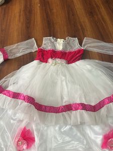 Designer birthday dress for 4-6yrs old girl