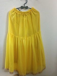 Beautiful Yellow Kurta Set with scrunchies