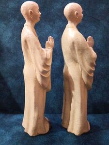Monk Statues Set of 2