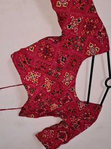 Vibrant Patchwork Ethnic pink chaniya choli amd bl