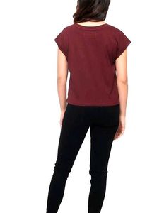 Women Maroon T-Shirt
