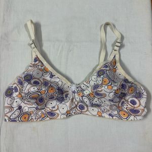 Cotton coloured bra