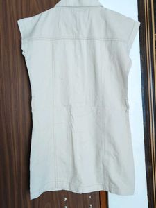 Sleeveless Denim Dress