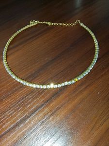 Sparkling Rhinestone Choker Necklace