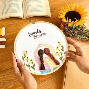 Embroidery Friendship Hoop