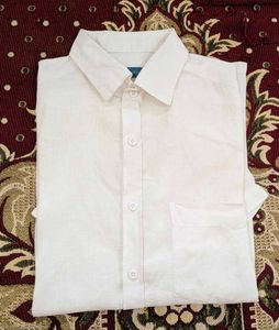 Linen Club White Shirt For Men