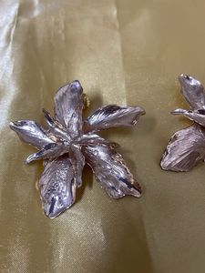 Elegant Floral Statement Earrings