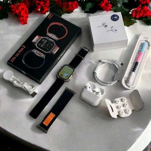 Ultra 2 With AirPods Pro2 Type C Premium Combo