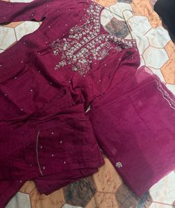 Embroiderey kurta set &amp; dupaata