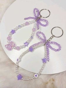 Kawaii Beaded Keychain Charm