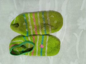 Cute Green Striped Socks
