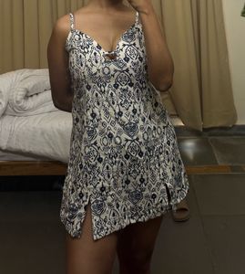 Boho Print Mini Dress