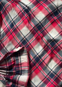 Chic Plaid Button-Up Shirt