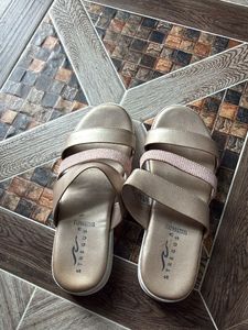 Stylish Rose Gold &amp; Pink Sandals