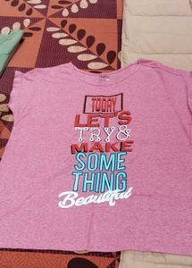 Pink Graphic Tee