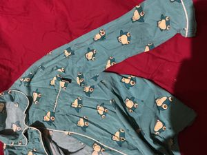 Cute Snorlax Pajama Top