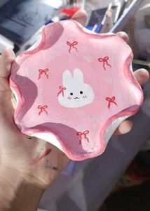 Cute jewellery clay plate