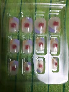 Reusable|Washable Korean Nails - Set Of 12