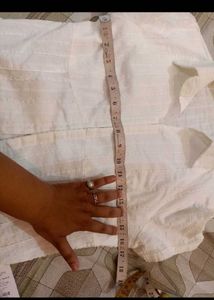 White Hook Button Placket Blouse