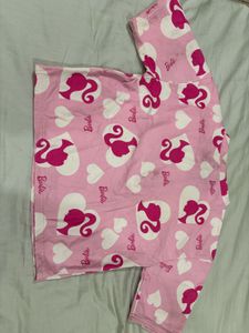 Pink Barbie Graphic Print T-Shirt
