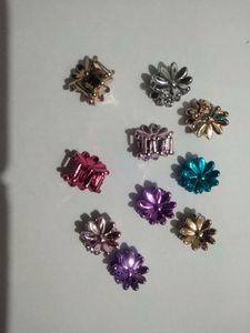 Metalic Colour 10 Pcs Mini Hair Claws