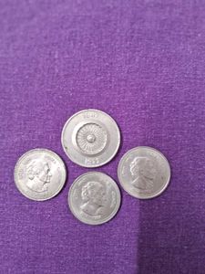 INDEPENDENCE ANIVERSARY &amp; INDIRA GANDHI COINS