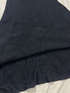 Elegant Black A-Line Maxi Skirt
