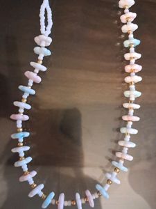 Pastel Cloud Bead Necklace
