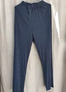 I. Sparkly Blue Leggings