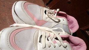 Cute Pink &amp; White Love Sneakers