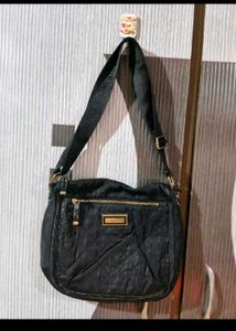 Stylish Quilted Black Shoulder Bag