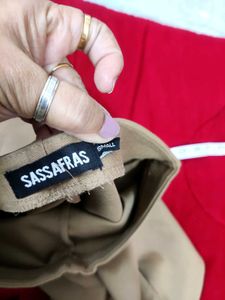 Flared Tan Pants