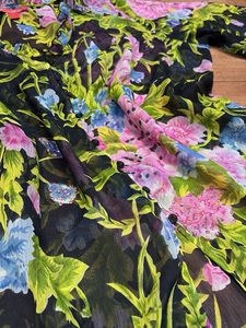 Chiffon Floral whimsy Print Top