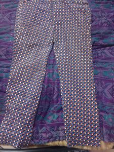 Geometric Print Pants