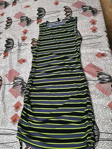 Striped Bodycon Mini Dress