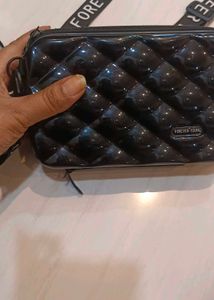 Chic Quilted Black Crossbody Bag