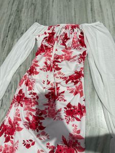 Chic Floral Print Maxi Dress