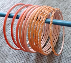 Bangles - Set of Orange Shades