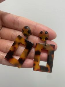 Leopard Print Earrings